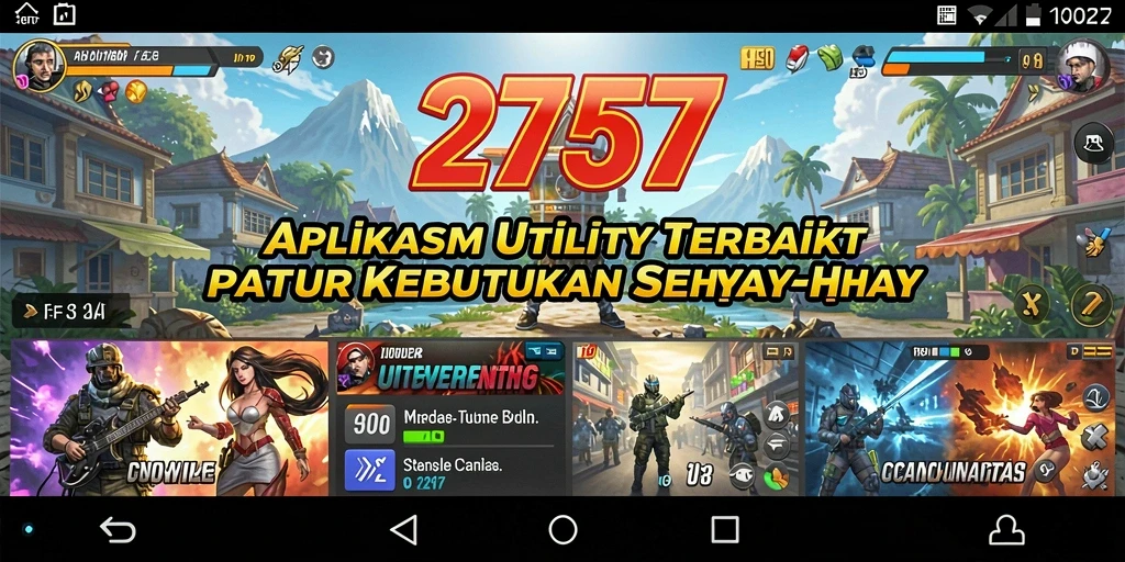Tampilan utama aplikasi 2757 dengan fitur Utility yang intuitif.