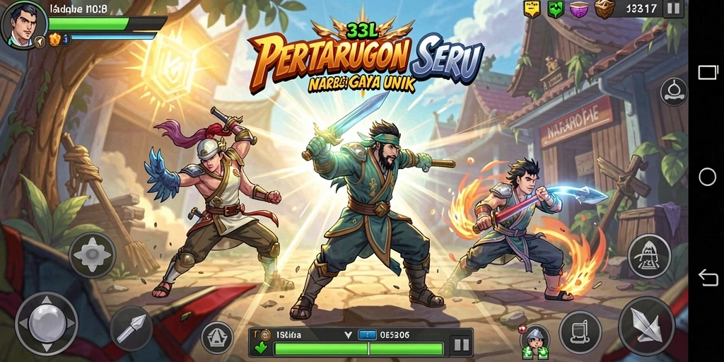 Tangkapan layar gameplay 33L yang menampilkan pertarungan mendebarkan.