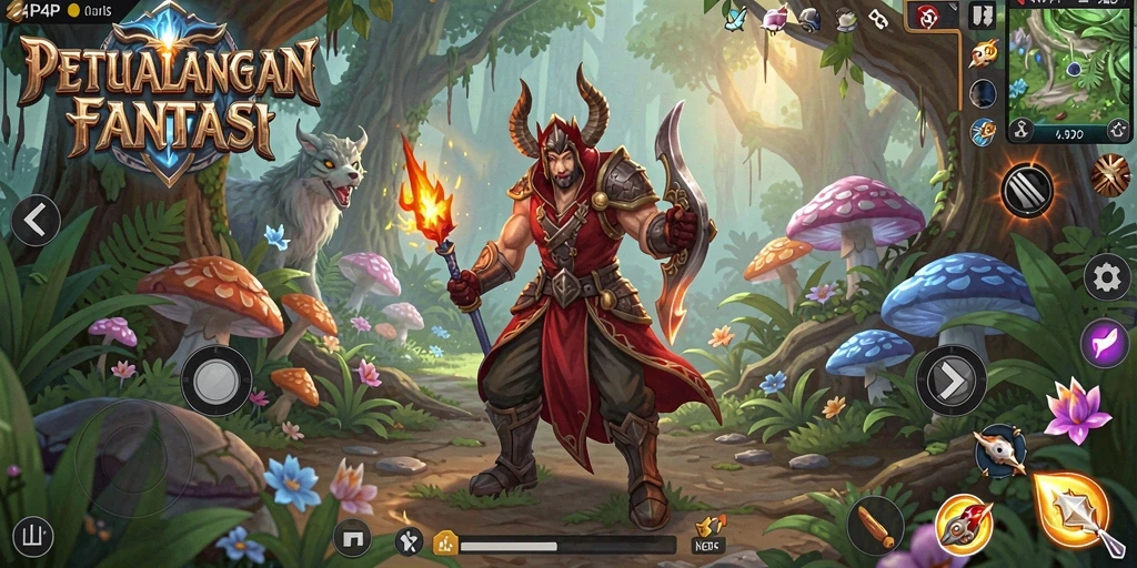 Tampilan menarik dari gameplay RPG yang penuh petualangan.