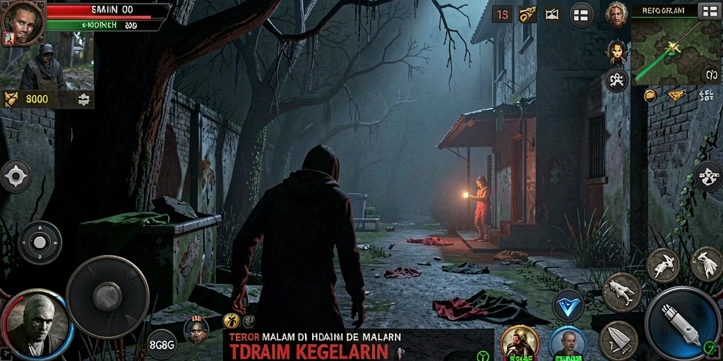 Gameplay seram dengan suasana mencekam di 8G8G.
