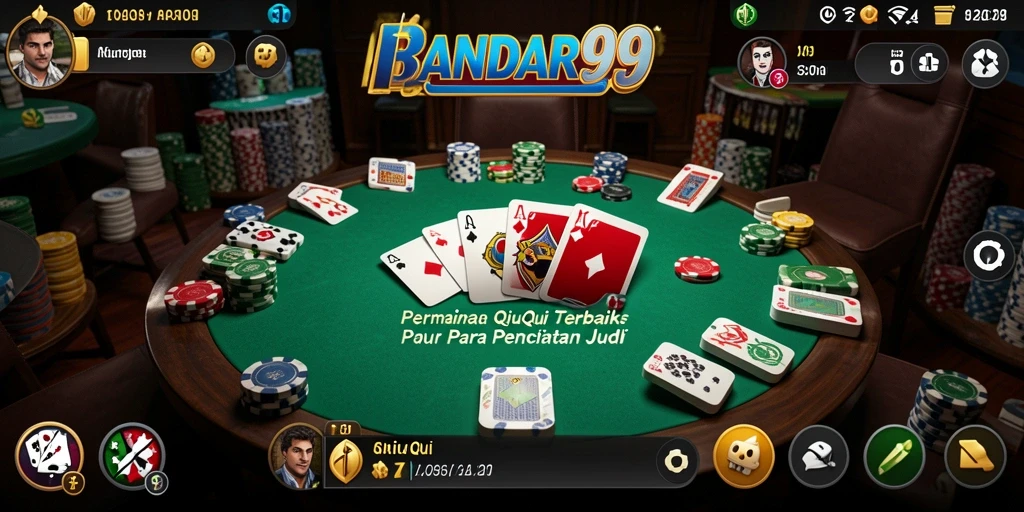 Tampilan gameplay QiuQiu yang seru dan mendebarkan.