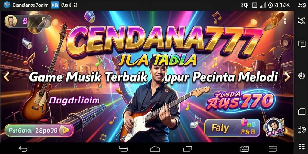 Tampilan gameplay interaktif dari aplikasi CENDANA777 yang menarik.