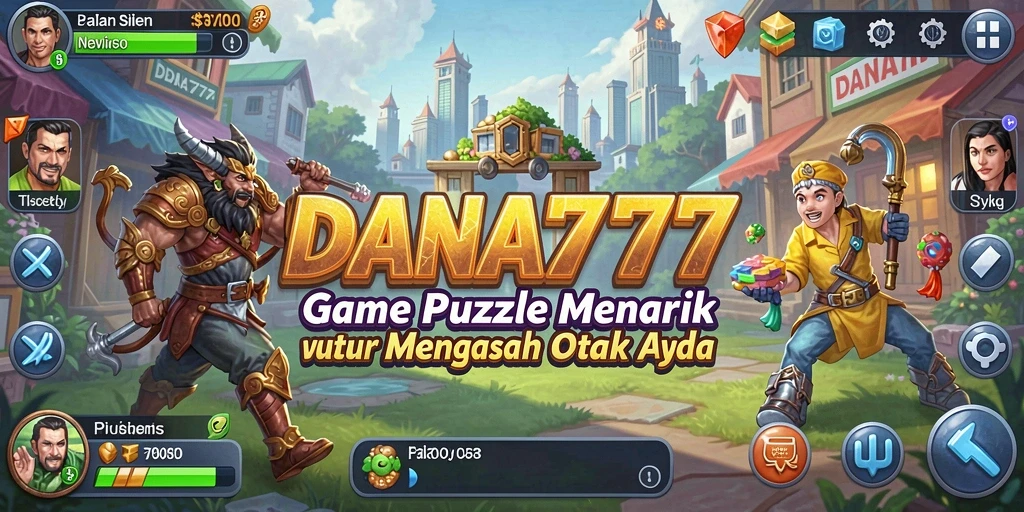 Tampilan gameplay DANA777 yang seru dan menantang puzzle.