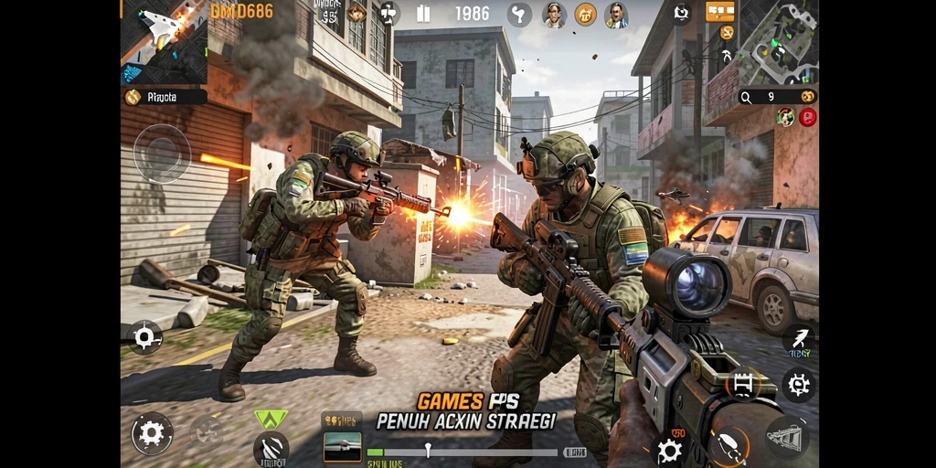 Gameplay menegangkan di DMD686 dengan visual yang memukau.