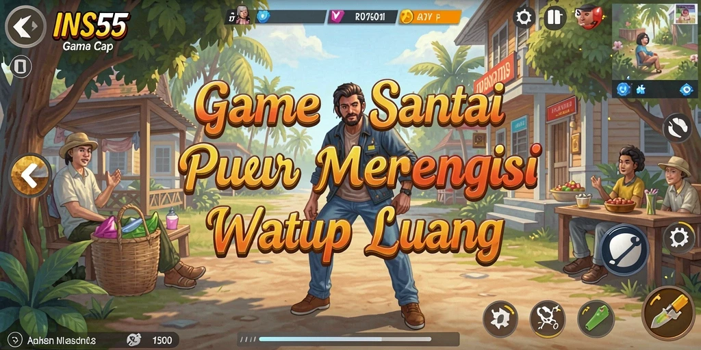 Tampilan gameplay menarik INS55 yang menghibur dan santai.