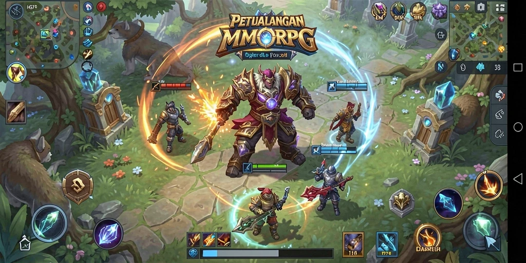 Gameplay seru dan interaktif di dunia MMORPG KG778.