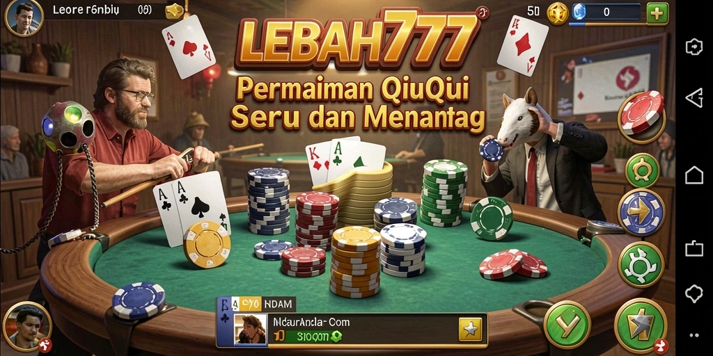 Screenshot gameplay QiuQiu yang seru di LEBAH777.