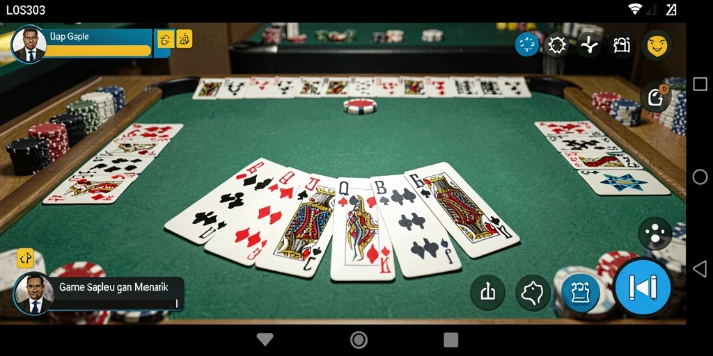 Tampilan gameplay Gaple yang seru dan interaktif.