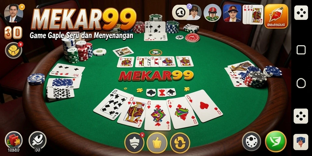 Tampilan gameplay MEKAR99 yang seru dan interaktif.