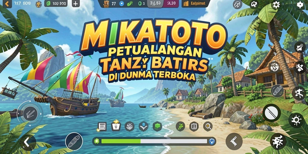 Tampilan gameplay menakjubkan di dunia terbuka MIKATOTO.