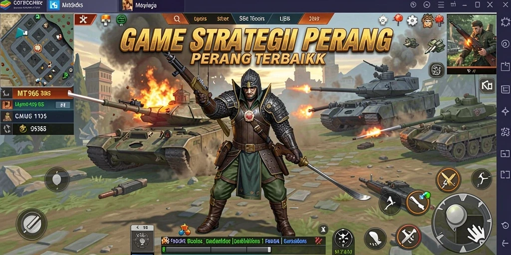 Tampilan gameplay menegangkan di MT966 dengan aksi strategi yang mendalam.