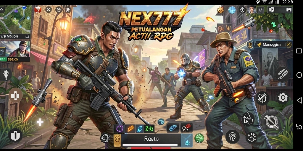 Tampilan gameplay seru dan menegangkan di NEX777.
