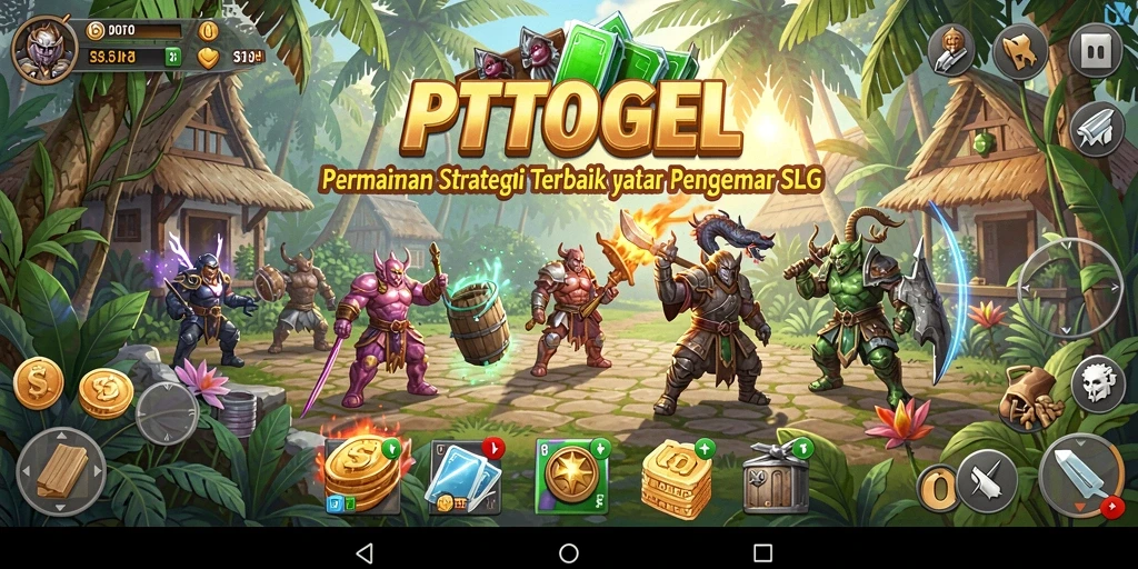 Tampilan impresif dari gameplay strategi di PTTOGEL.