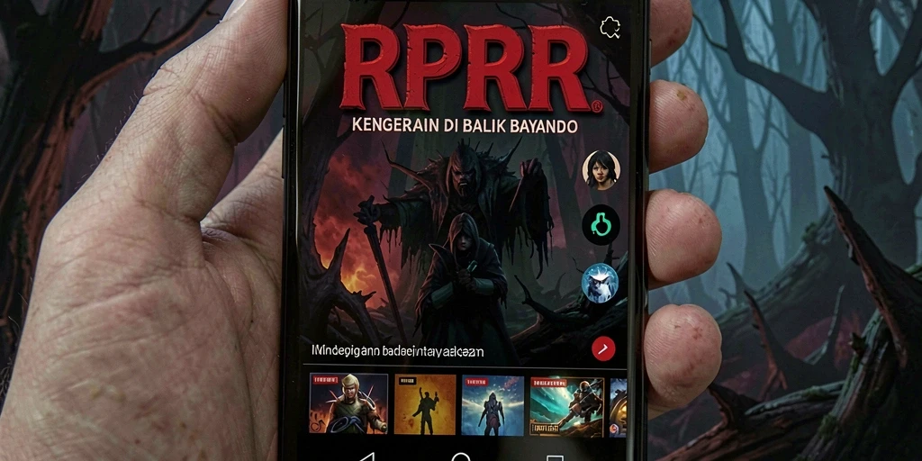 Tampilan gameplay RPRR yang mencekam dan seram.