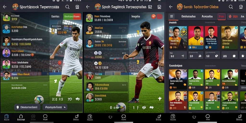 Tampilan gameplay menarik dari S9S9 pada aplikasi Sportsbook.