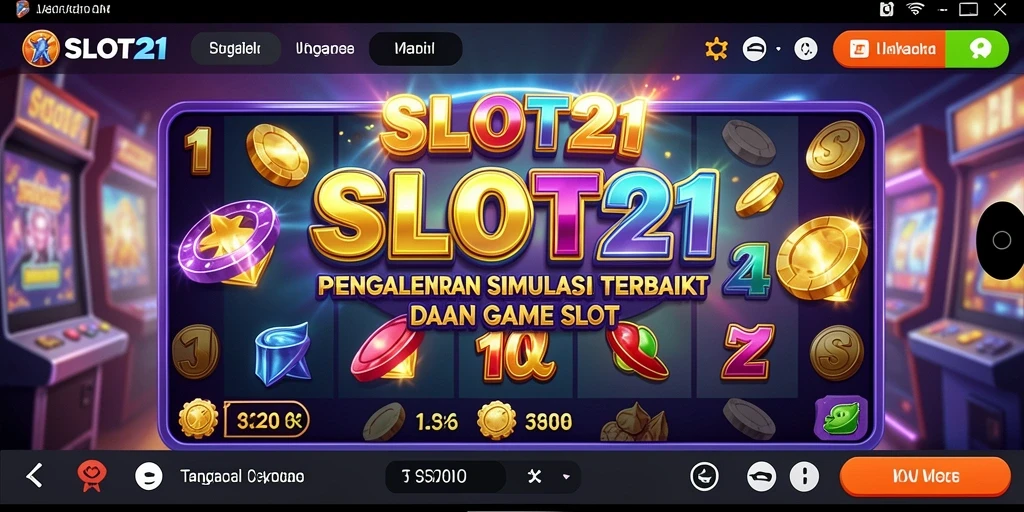 Tampilan menarik dari gameplay SLOT21 dengan mesin slot beragam.