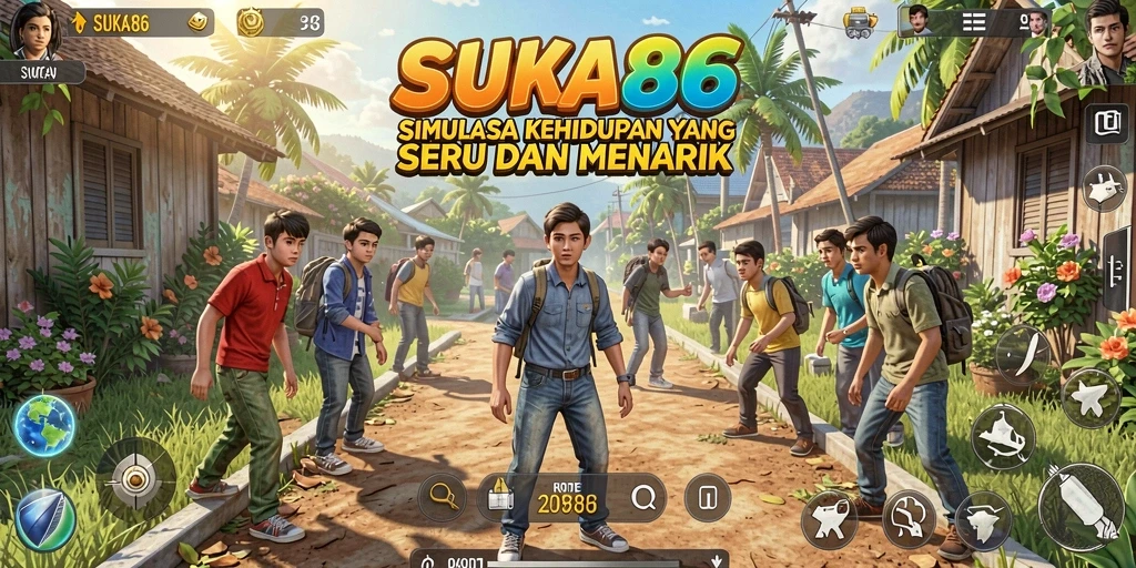 Tampilan gameplay SUKA86 yang menarik dan interaktif.