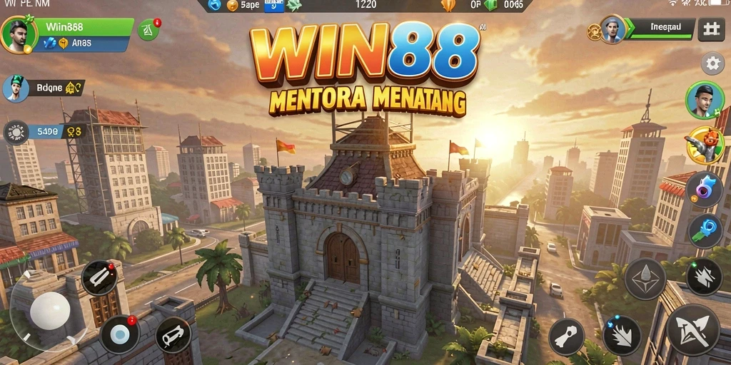Tangkapan layar dari gameplay menakjubkan WIN88 di Tower Defense.